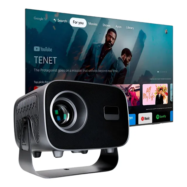 Projetor Portátil Full Hd 4k T15 Pro 10000lm Cores Fortes Hd