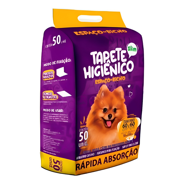 Tapete Higienico Espaço De Bicho 50 Unidades