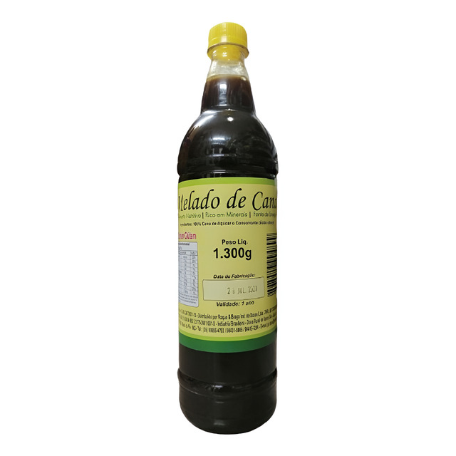 Melaço Melado 100% De Cana De Açúcar 1.300 Gramas Bolo Pudim