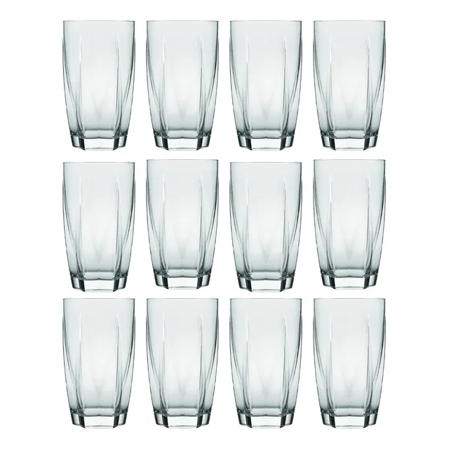 Conjunto 12 Peças Copo Estela Vidro 460ml - Nadir