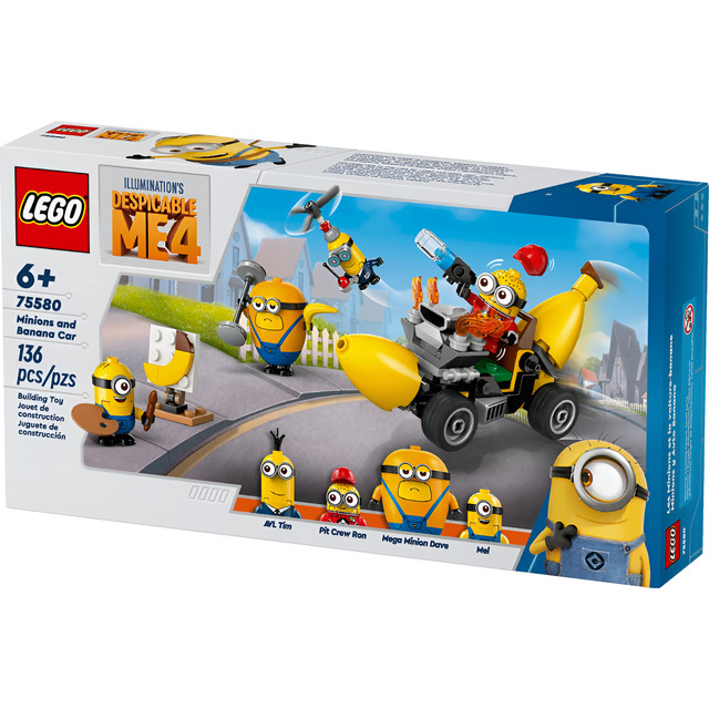 Lego Meu Malvado Favorito 4 Minions e Auto Banana