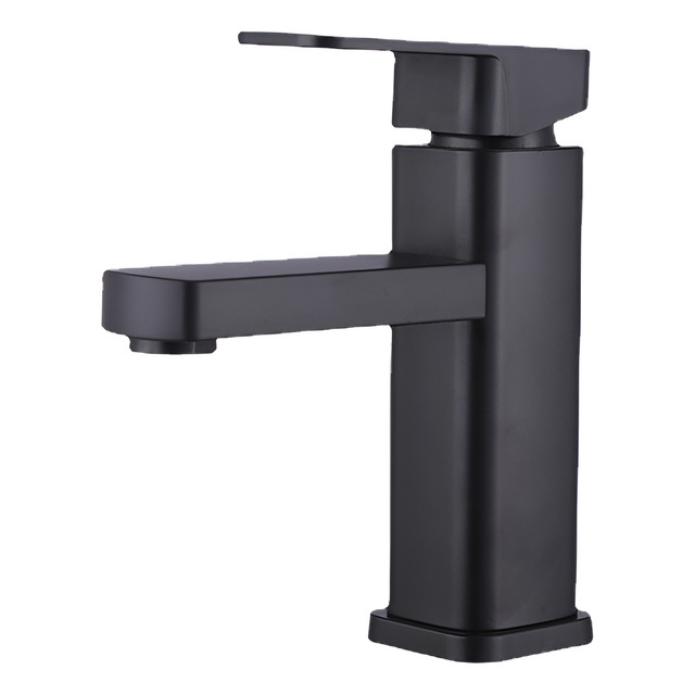 Torneira Banheiro Escovado Preto Fosco Monocomand...