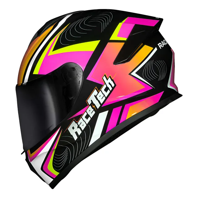 Capacete Race Tech Hit Draw Rosa Tamanho Do Capacete 58