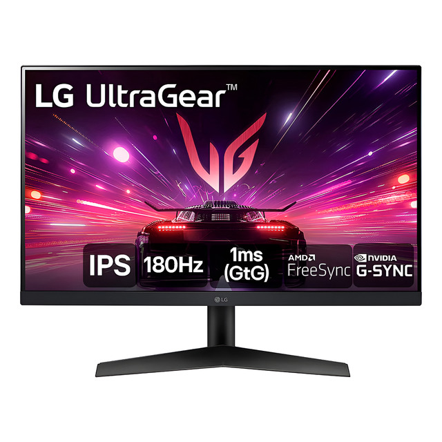 Monitor Gamer LG UltraGear 24 24GS60F-B IPS Full HD 180Hz 1ms (GtG) NVIDIA G-SYNC AMD FreeSync HDR10 sRGB 99%
