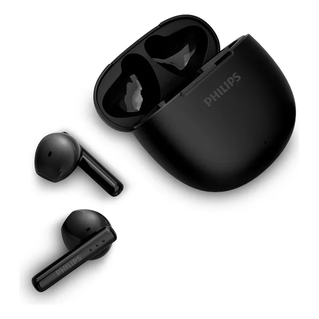 Fone De Ouvido Sem Fio Philips Bluetooth Preto Tat1139bk00