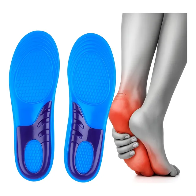 Palmilha Gel Ortopedica Palmilha De Silicone Fascite Plantar
