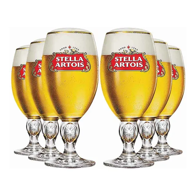 Taça Stella Artois Belgium, Taça de Vidro, Ruvolo 315ml 6pcs