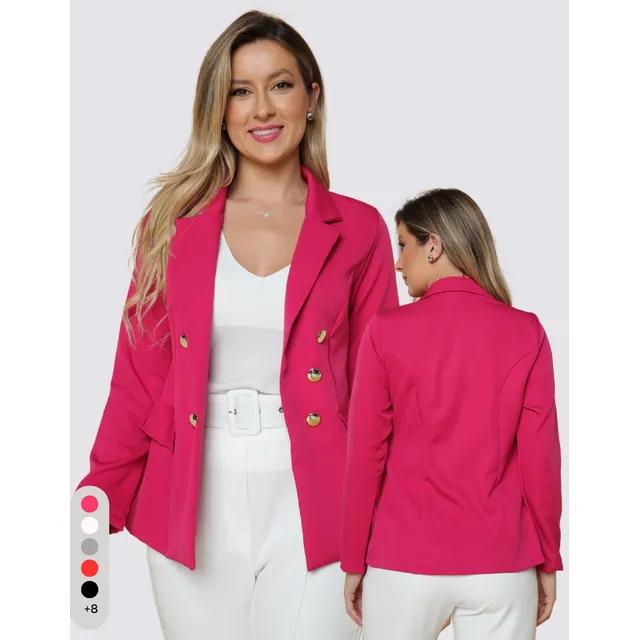 Blazer Alfaiataria Terninho Social IV Store - Feminino