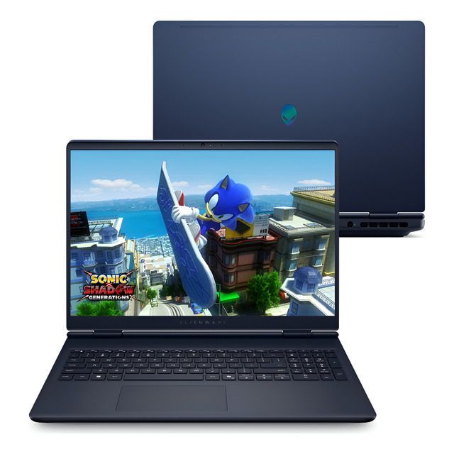 Notebook Alienware 16 Intel Core5 512gb Rtx3050 Linux Azul-escuro