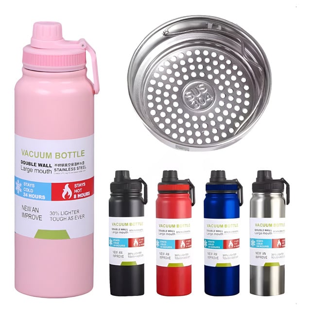 Garrafa Térmica 800ml Espacial Quente Frio Com Is...