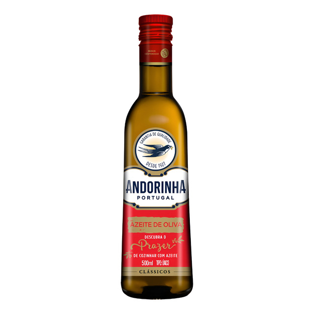 Azeite de Oliva Tipo Único Portugal Vidro 500ml Andorinha