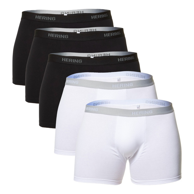 Kit Com 5 Cuecas Masculina Boxer Sortidas Hering