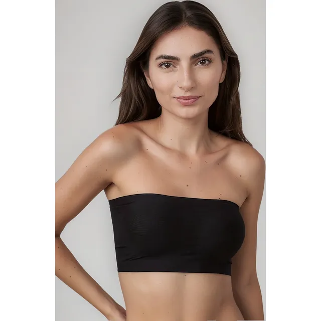 Top Faixa Sem Costura Com Bojo Removível - Feminino