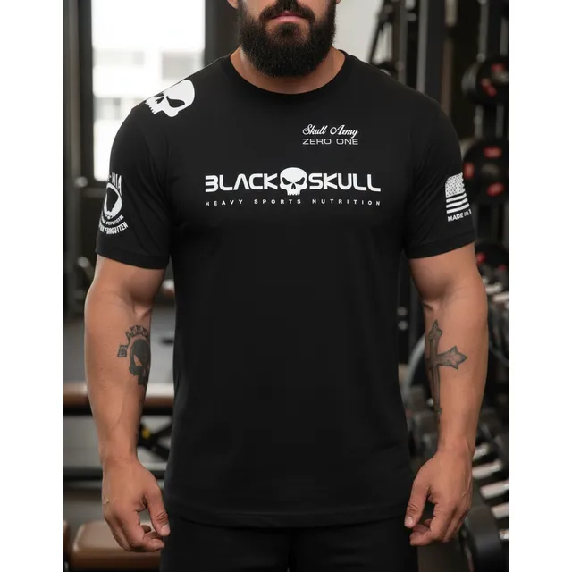 Camiseta Dry Fit Modelo Bope Black Skull
