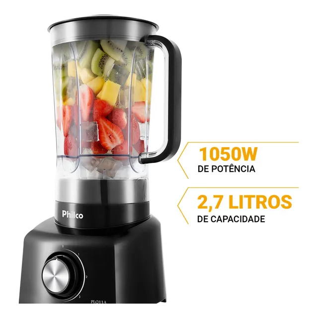 Liquidificador PLQ11A 4 velocidades 2,7L Philco