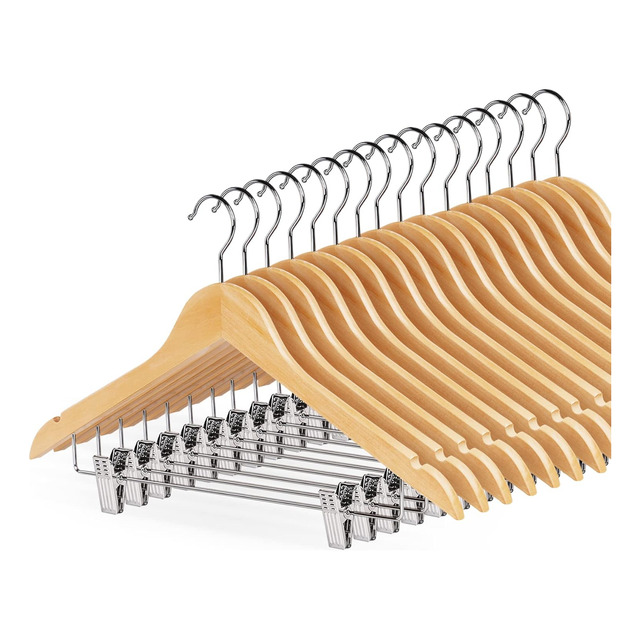 Kit De Cabides Com Presilhas Madeira Nobre Marfim Topen Home - Topen Home