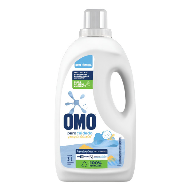 Sabão Liquido OMO Puro Cuidado 3L