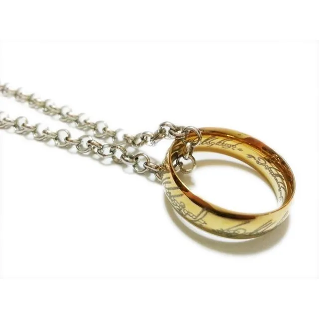 Anel Senhor Dos Anéis Banhado Ouro 18k Precioso