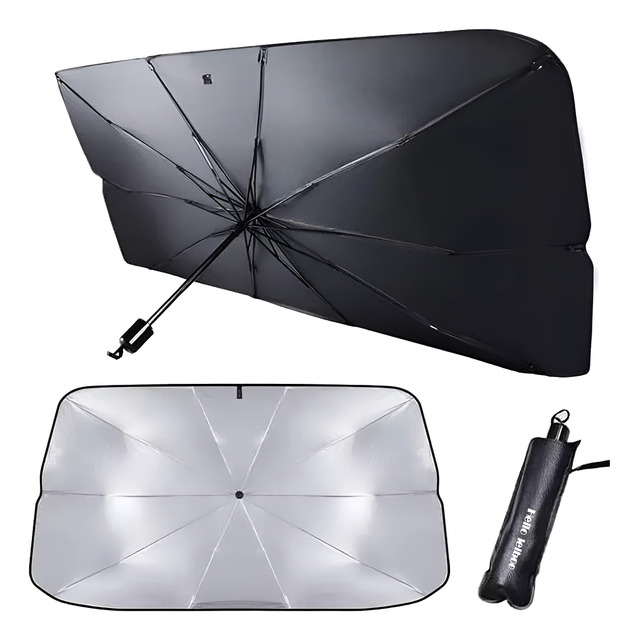 Quebra Sol Para Brisa Carro Protetor Solar Guarda Chuva Uv