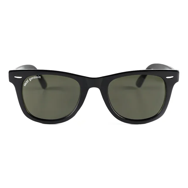 Óculos De Sol Clássico Quadrado Hills Green Black Saint G
