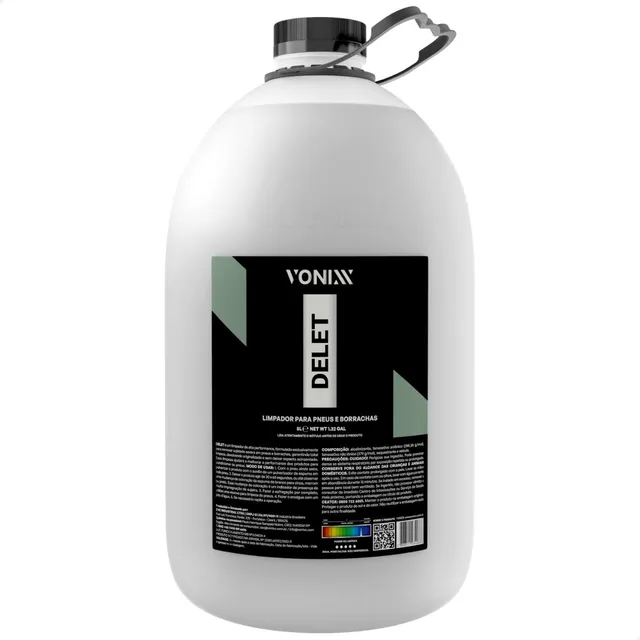 Delet Vonixx Limpador Pneus Borrachas 5l Sujeira Difícil