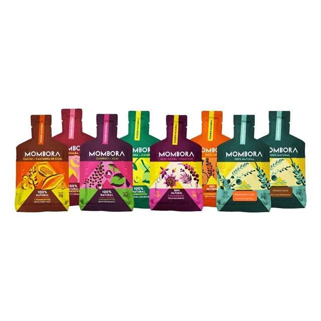 Gel De Carboidrato Mombora - Kit 5 Sachês Sortidos