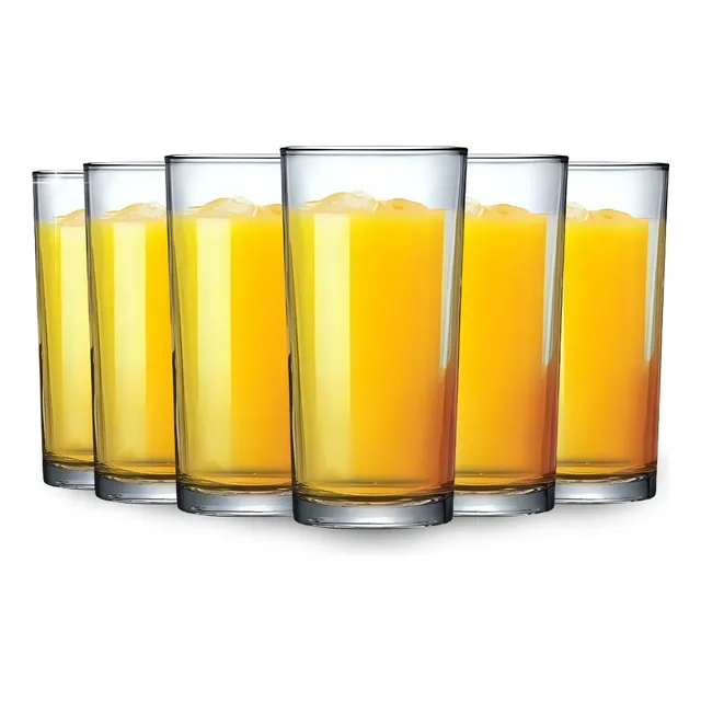 Jogo De Copos Em Vidro Transparente Cedar Glass - 6 Peças