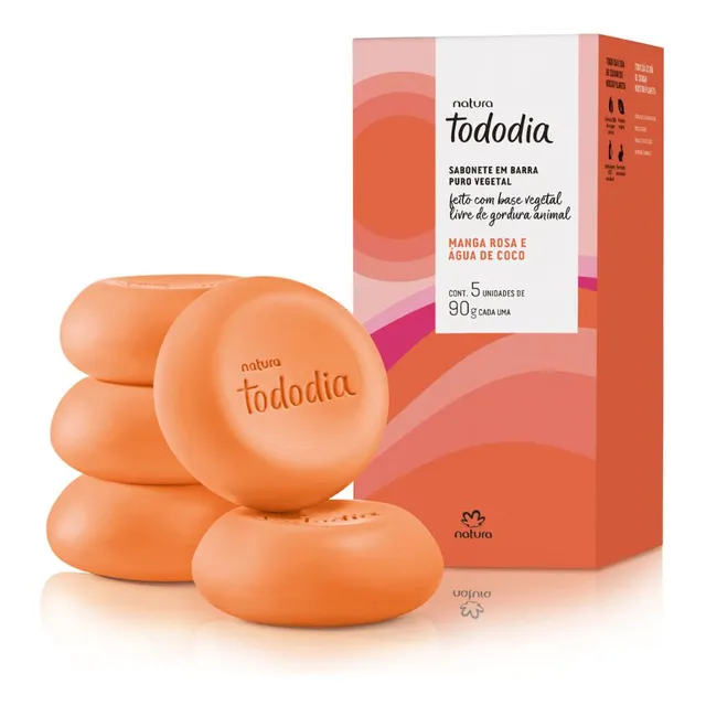 Sabonete Natura Tododia Manga Rosa E Água De Coco