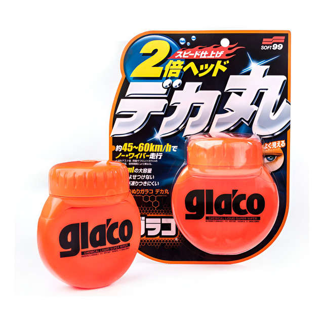 Glaco Big 120ml - Cristalizador Vidros Repele Água - Soft99