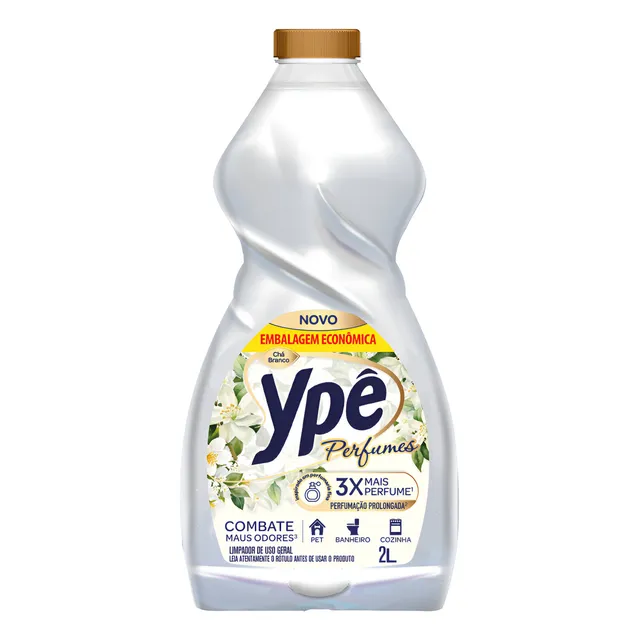 Limpador Perfumado De Uso Geral Chá Branco Ypê Perfumes 2l