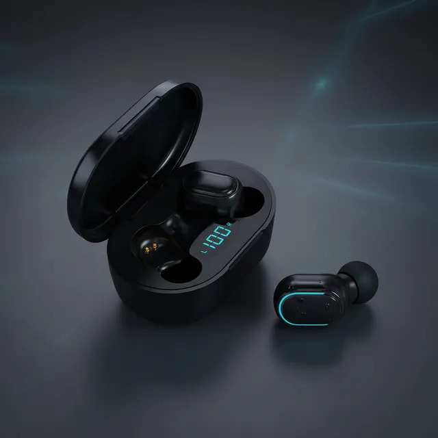 Fone De Ouvido Bluetooth Sem Fio Com Visor Intra Auricular Estéreo Graves Potentes Microfone Integrado Bateria Longa Duração Compatível Com Todos Os C
