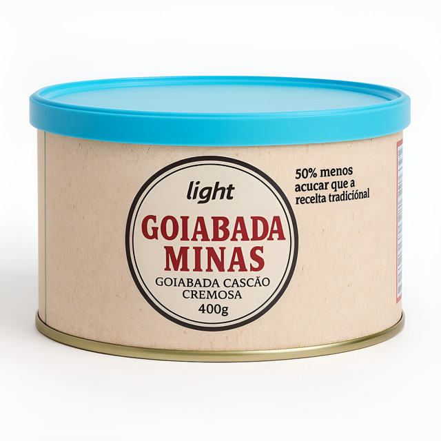 Doce de goiabada goiaba Minas Cascão sem TACC em lata 400 g