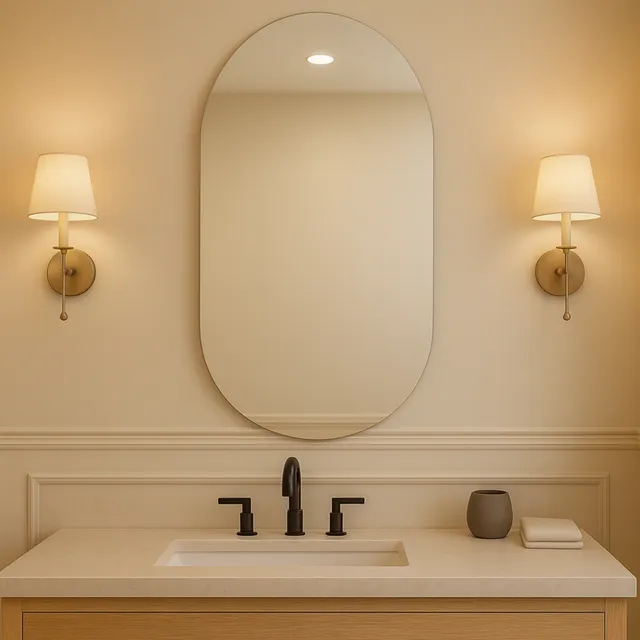 Espelho Vildrex Veneza 70x50cm Lapidado Design Moderno Luxo