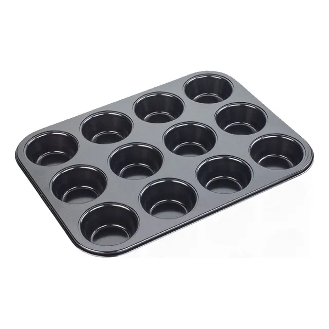 Forma De Cupcake Teflon Antiaderente 12 Cavidade Queijadinha Assadeira Sayonara
