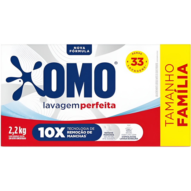 Sabão em Pó Omo Lavagem Perfeita 2.2kg