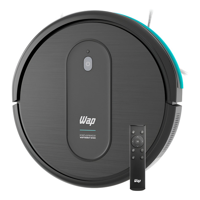 Robô Aspirador de Pó WAP ROBOT W400 Autorrecarga e Controle