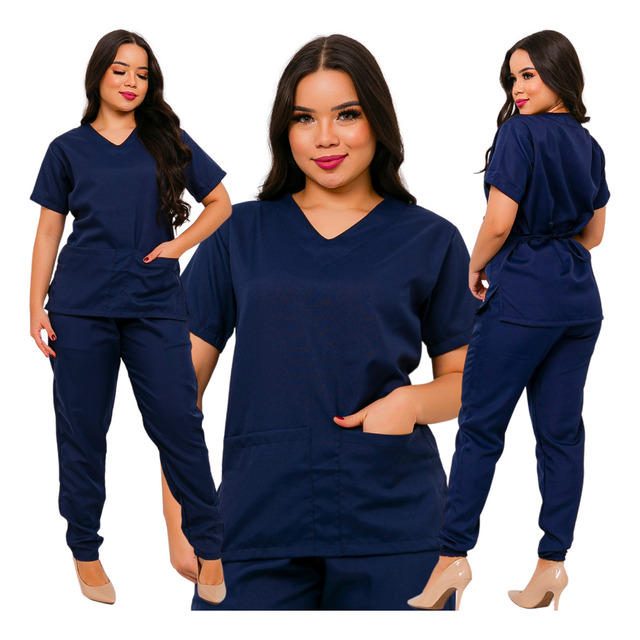 Pijama Cirúrgico Feminino Scrub Hospitalar - Unissex