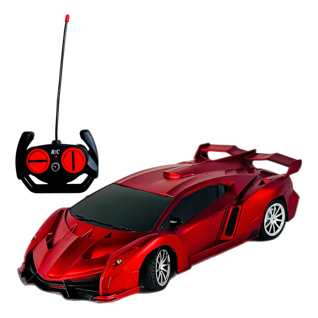 Carrinho De Controle Remoto Recarregável Xsons Farol De Led Ferrari