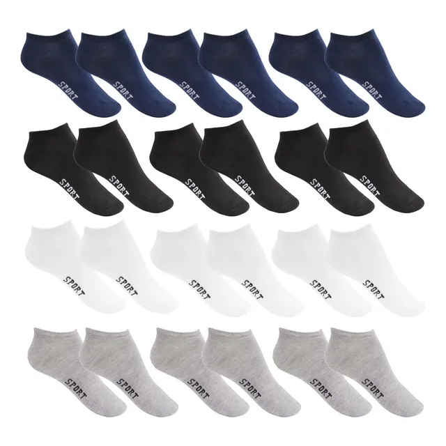 Kit 12 Pares Meia Masculina Cano Curto Soquete Invisivel