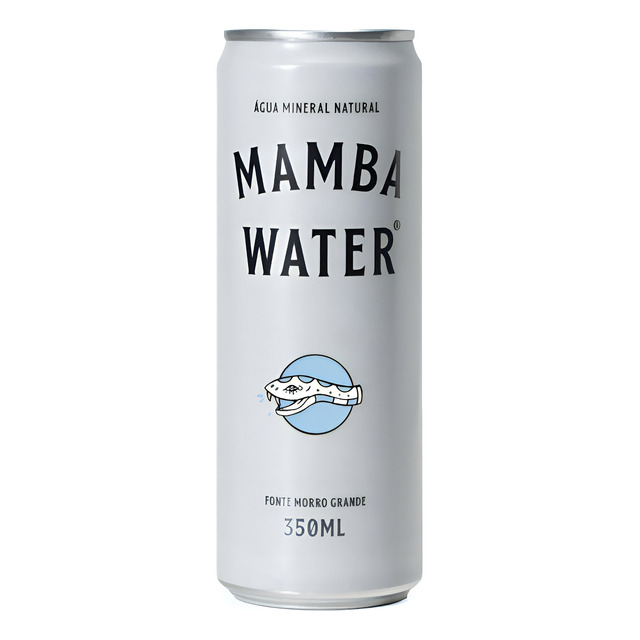 Kit Água Mineral Natural Mamba Water Com 24 Unidades 350ml