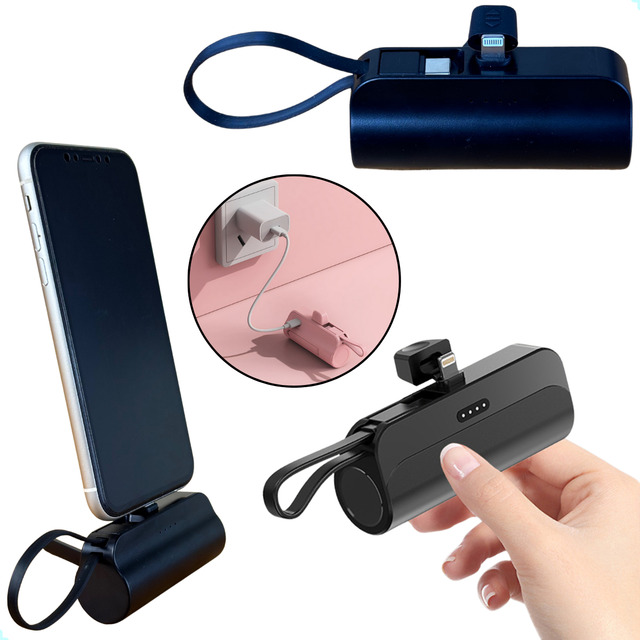 Power Bank Carregador Portátil Carregamento Rápido 2 Portas