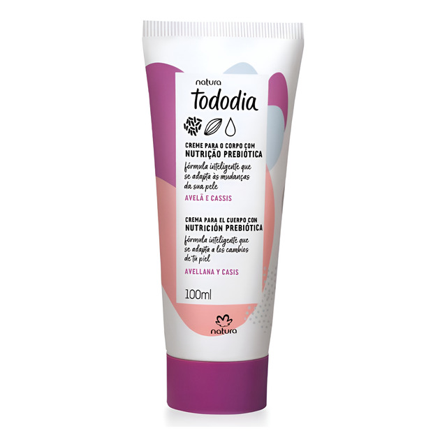 Creme Para O Corpo Natura Tododia Avelã E Cassis 100ml