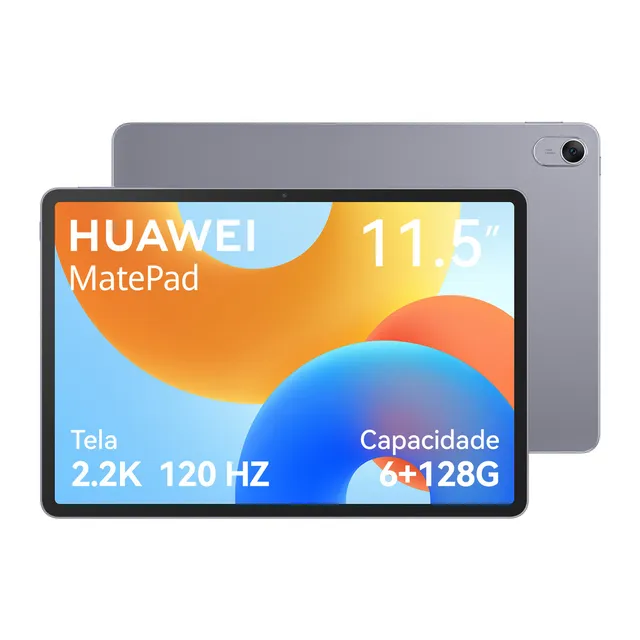 Tablet Huawei Matepad 11.5 New Tablet Wifi 6+128gb Tela Fullview De 11.52.2k 120 Hz Câmera Traseira 13 Mp Câmera Front