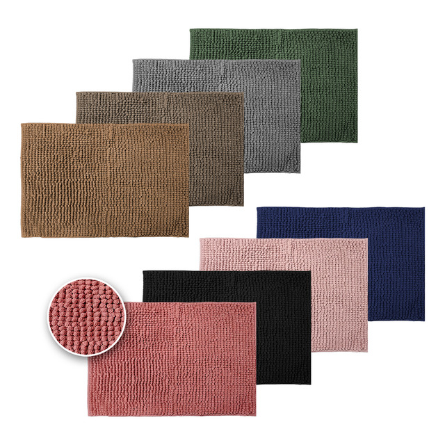 Kit 4 Tapetes De Banheiro 40x60 Antiderrapante Bolinha Macio