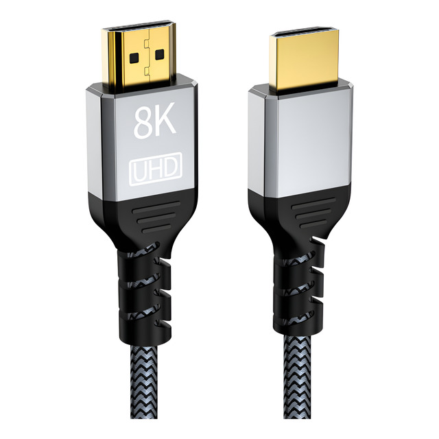 Cabo Hdmi 2m 2.1 8k Com Conector Para Pc Video Game E Áudio