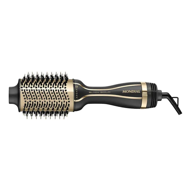 Escova Secadora 3 Em 1 Black Gold Argan Mondial ES-15 1200w