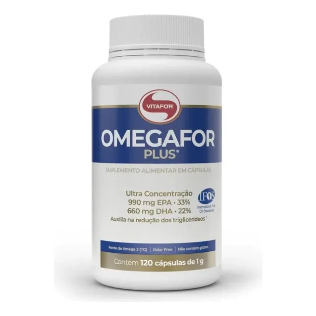 Omegafor Plus 120 Cápsulas Ômega 3 Vitafor