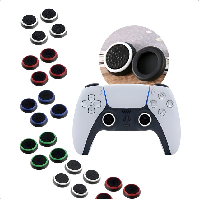 Kit 8 Grip Protetor Analógico Compatível Ps3 Ps4 Ps5 Xbox Diversos