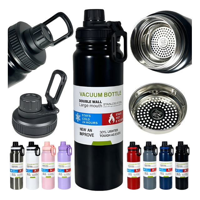 Garrafa Térmica 800ml Frio Com Isolamento Garrafinha Treinos