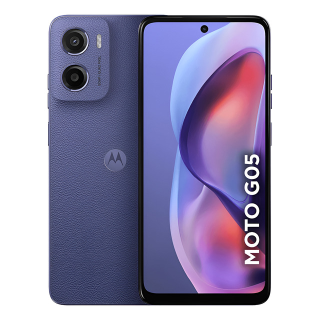 Smartphone Motorola Moto g05 - 128GB 12GB (4GB RAM + 8GB Ram Boost) e Camera 50MP com AI Bateria de 5200 mAh Tela 6.7" c